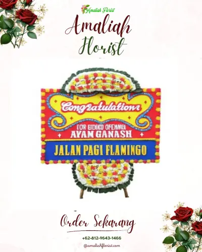 Bunga Papan Congratulation di Karangayu